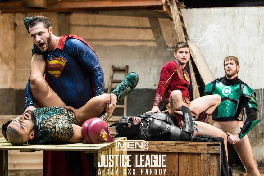 Justice League gay porn fucking