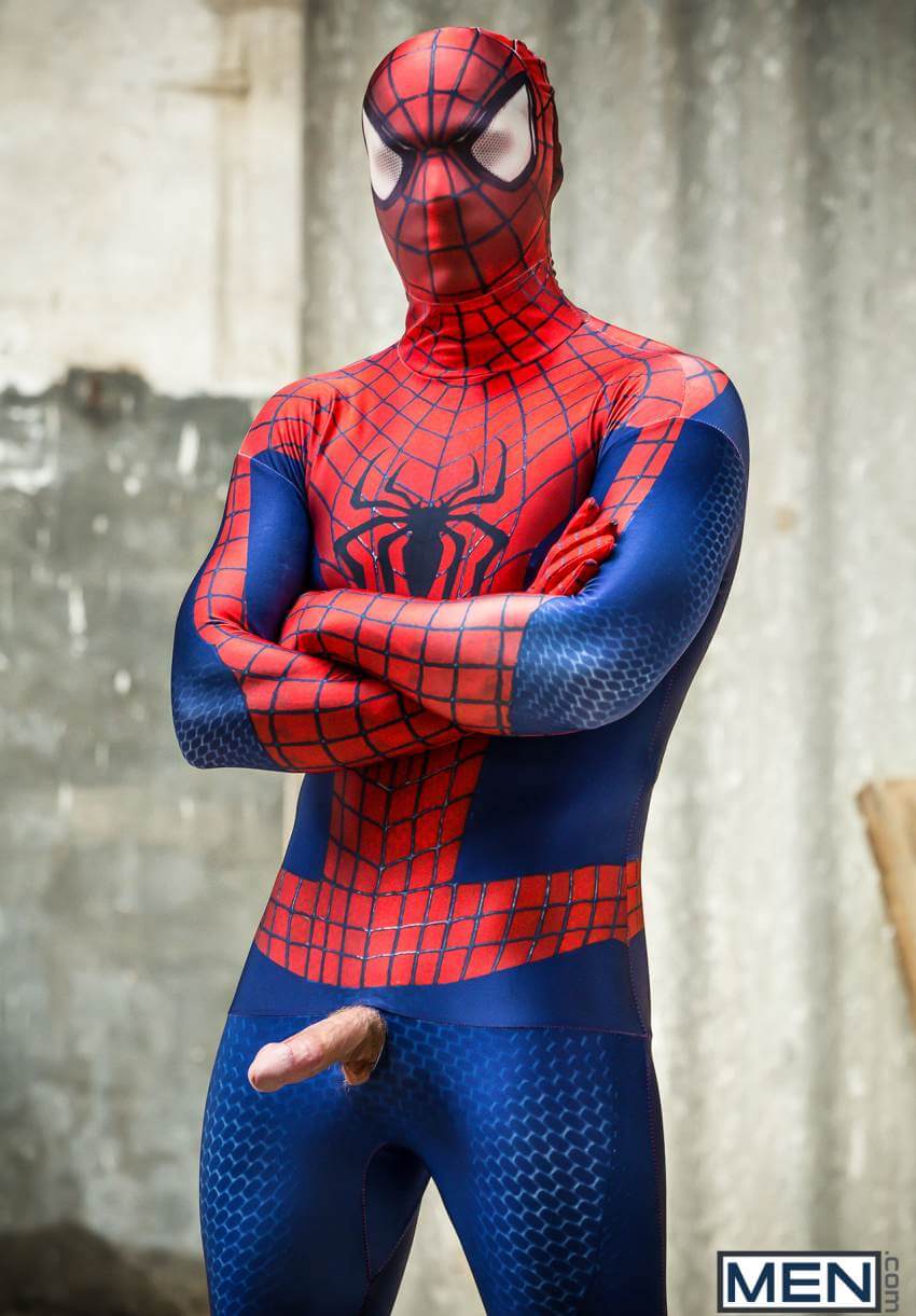Spiderman gay porn will braun in suit